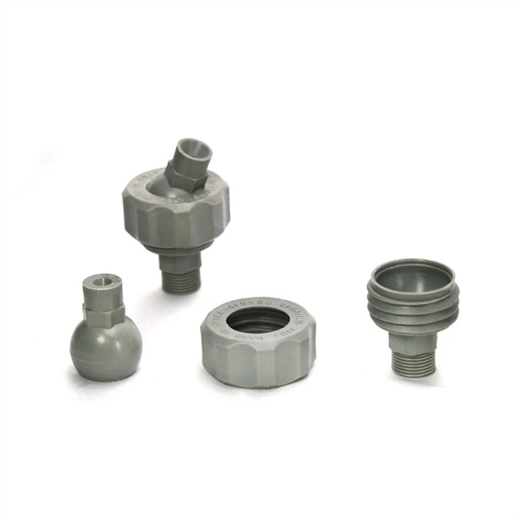 155 Adjustable Threaded Ball Plastic Full Cone Nozzles